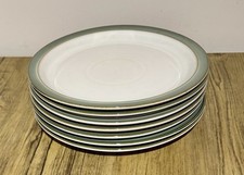 7 x Denby Regency Green Side Plates Excellent Condition