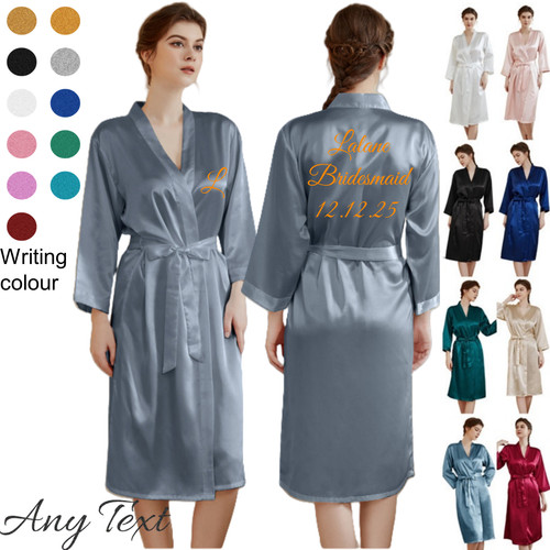 Personalized long satin - personalized,