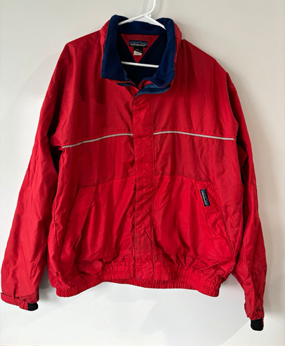 Patagonia red synchilla fleece - red,