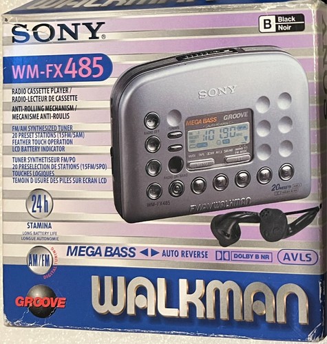 Sony fx485 walkman cassette - sony,