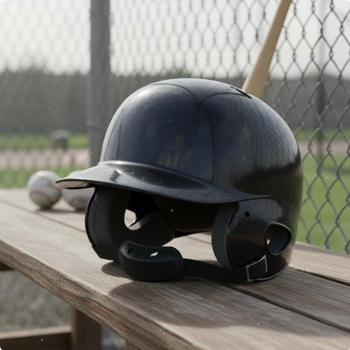 Double ear baseball - ear, helmet