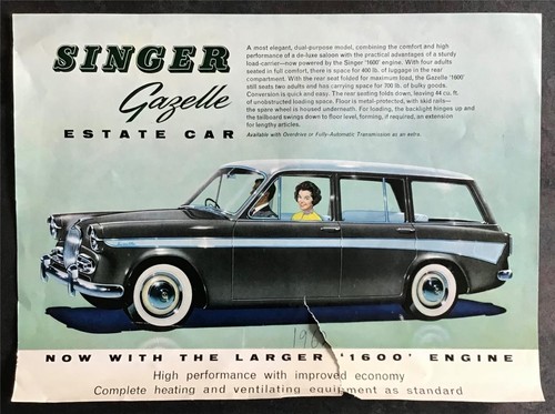 Singer gazelle estate car - singer,