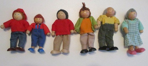 Wooden posable dolls for - wooden,