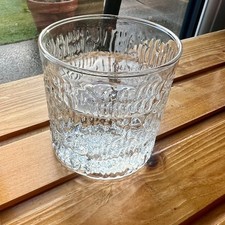 ravenhead siesta bark glass tumbler vintage retro textured whisky glass 70s