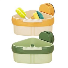 Suction Cup Sink Corner Rack
