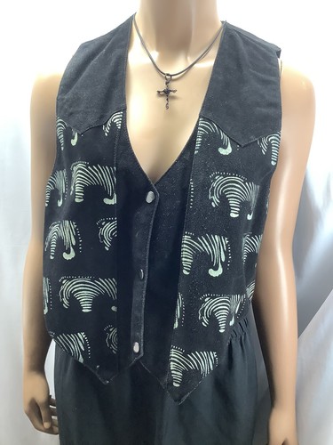 Genuine leather zebra print - leather,