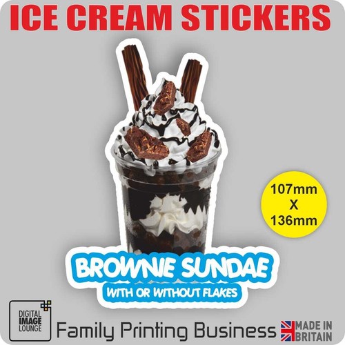 Ice cream van - stickers,
