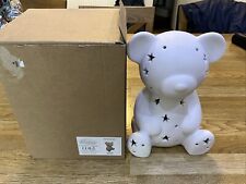 Bambino Bear Night Light Table Teddy Shaped Kids Warm LED Lamp 20cm Ex Display