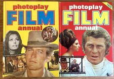 Vintage UNCLIPPED Photoplay Film Hardback Annuals 1971 & 1972 In Great Condition