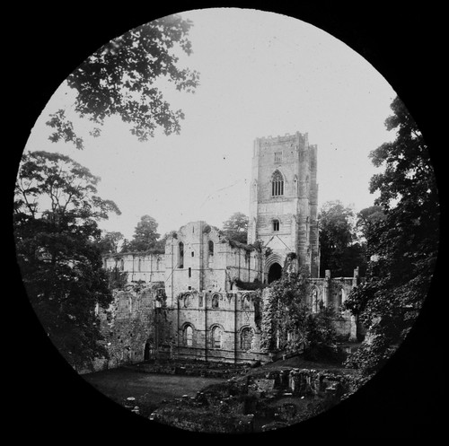 Fountains abbey c1890 - abbey,