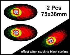 2Pcs Oval FADE TO BLACK