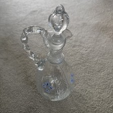 Vintage Glass Oil/Vinegar Bottle with stopper