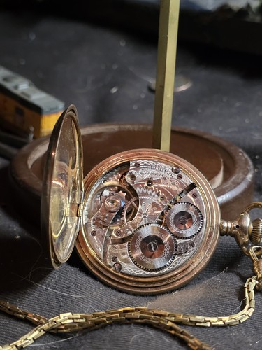 Antique waltham 15j - antique, gold