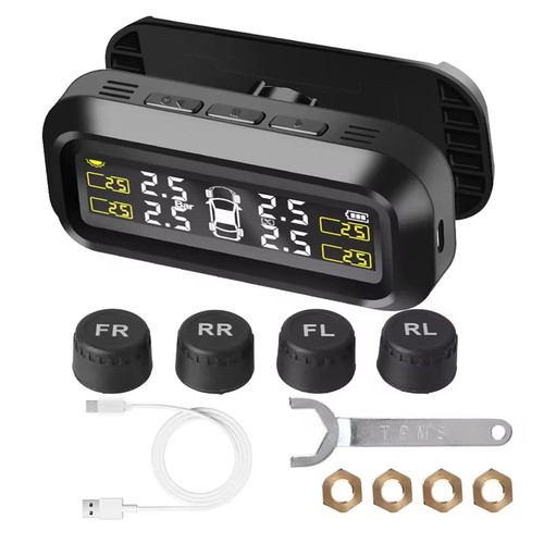 Wireless solar tpms - solar, lcd