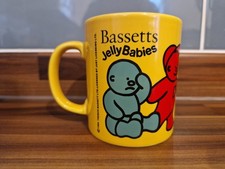 Vintage 1994 Jelly Babies Yellow Mug Bassetts