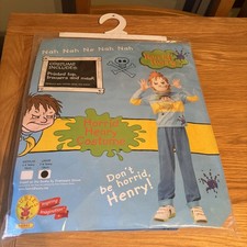 Horrid Henry Fancy Dress Costume Size Age 7-8 Years - Excellent Condition 
