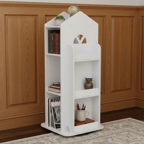 Tier rotating bookshelf - 4,