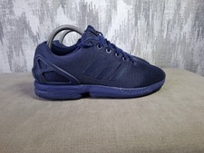 Mens Adidas ZX Flux Torsion Trainers Size UK 7 Triple Navy