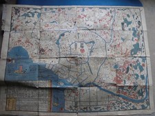 JAPANESE WOODBLOCK PRINT MAP