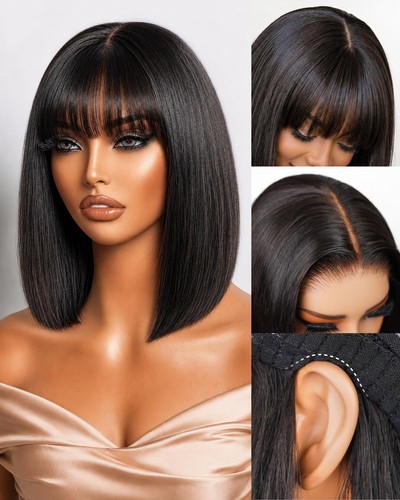Bob wig human - hair, short