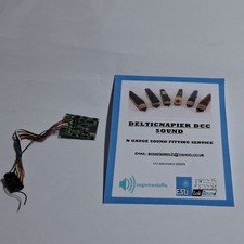 OO GAUGE DCC Loco Train Decoder 3 Function 8 Pin. Digital Chip..