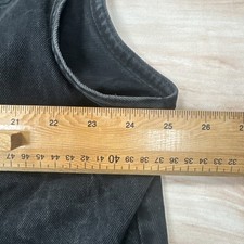 FILA Black Denim Vest Vintage Size Large