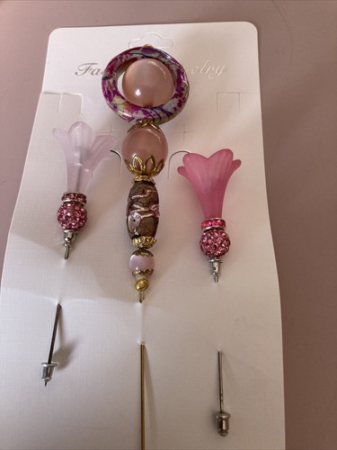 Hat pin long handmade x - x, 6