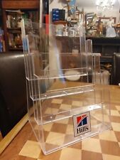 Branded Hill's Pet Nutrition Clear Acrylic Retail Shop Counter Display Stand 13"