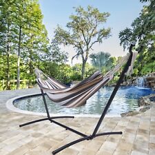 Double Hammock with Stand