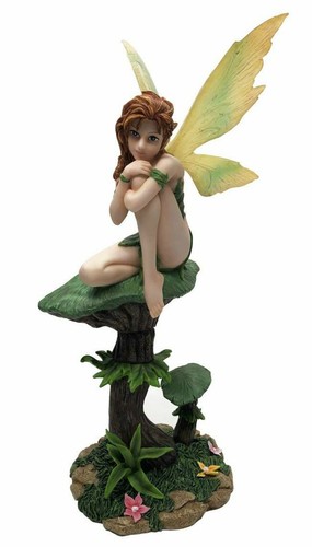 Flower fairy resting - resting, figurine