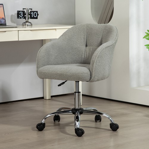 Fluffy desk chair for home - desk,