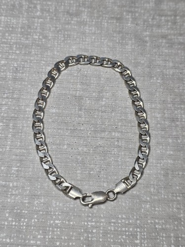 Sterling silver mariner anchor - silver,