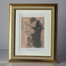 Super Rare Harold Riley Limited Edition Signed 5/50 Lowry Etching