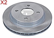Rear Brake Disc x2 Pcs FEBI