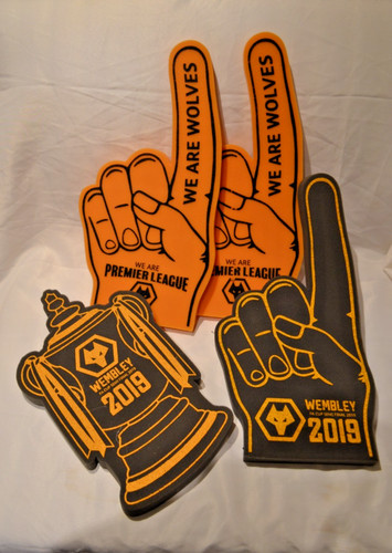 Wolves football club foam - football,