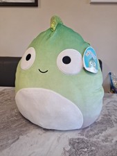 Squishmallow Denton S14-#926 14” Chameleon – 2021 Squish Date – With Partial Tag