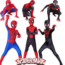 Kids SpiderMan Cosplay Costume