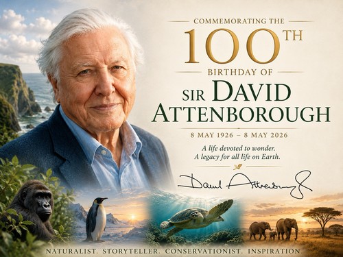Sir david attenborough 100th - david,