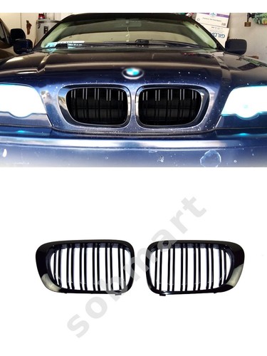 Front grill for bmw e46 - front,
