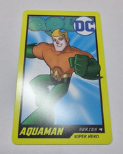 DC Series 4 Super Hero Arcade Card, Coin/Card Pusher: Aquaman #005 ***RARE!!!***