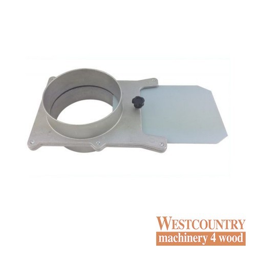 Charnwood aluminium blast gate - aluminium,