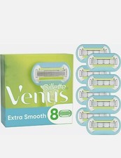 Gillette Venus EXTRA SMOOTH Razor Blades - 8 PACK 100% Genuine UK Stock 