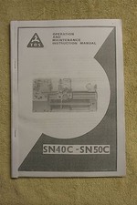 TOS SN40C/50C Lathe Manual (World Post)