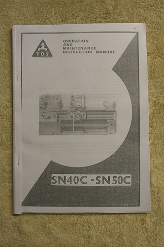 Tos sn40c 50c - lathe, manual