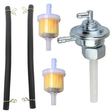 Fuel Pump Vacuum Petcock With Oil Filter & Oil Tube For GY6 50CC 125CC 150CC