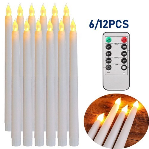 12pcs flickering flameless - 12pcs,