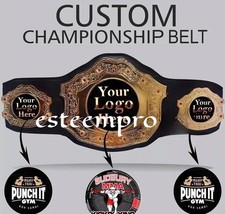 Customizable Wrestling Belt Football Academy Rewards Trophy Championship Title