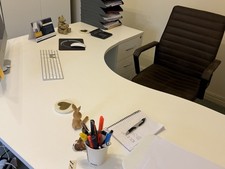 Corner Desk and Drawers Set