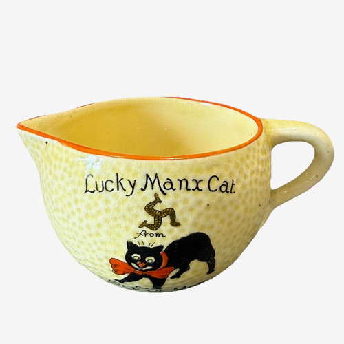 Crested black cat china - black,