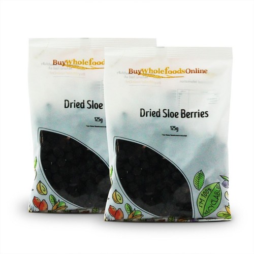 Dried sloe berries 250g - dried,